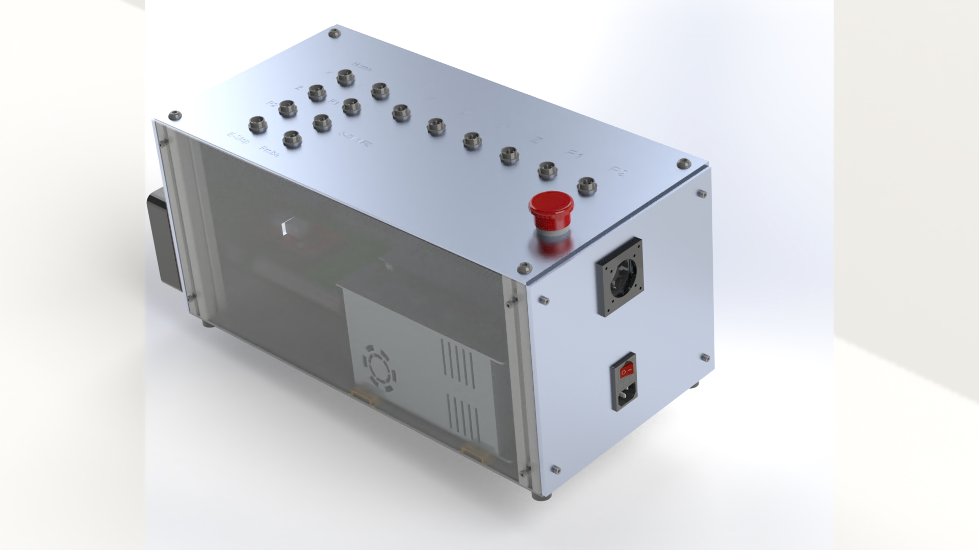 Schaltschrank mit UC300ETH Motion-Controller und UB1-Mainboard