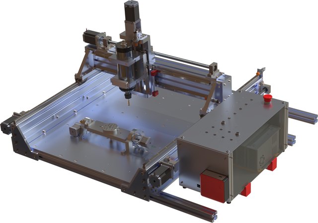 3-Achsen-CNC-Fräse im Eigenbau