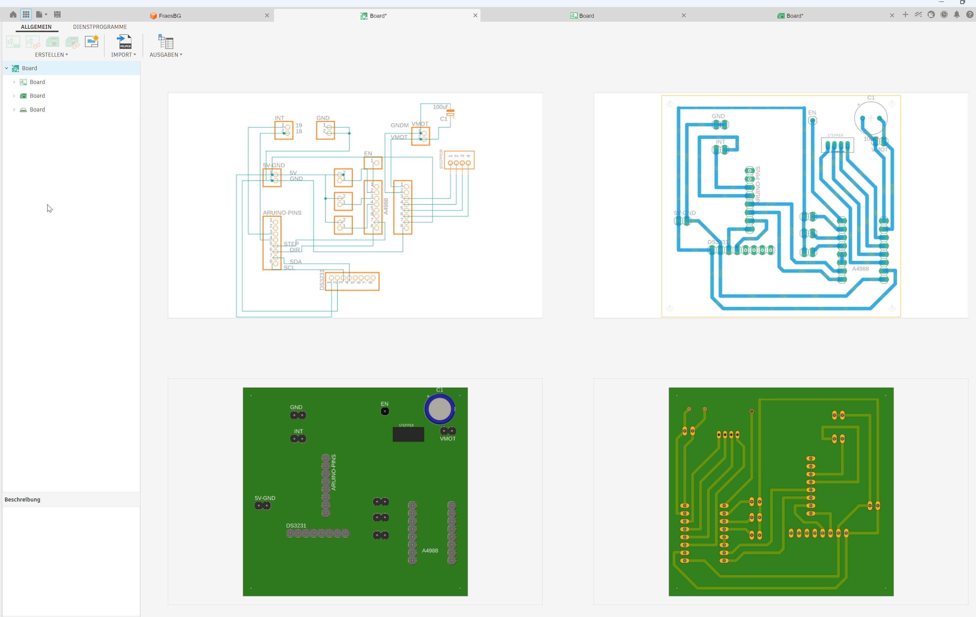 Elektronikentwicklung in Fusion 360: Schaltplan und Leiterplattenlayout mit SPICE-Simulation