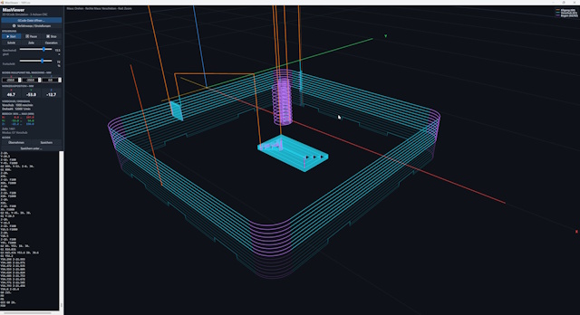 MasViewer – GCode-Simulation in 3D