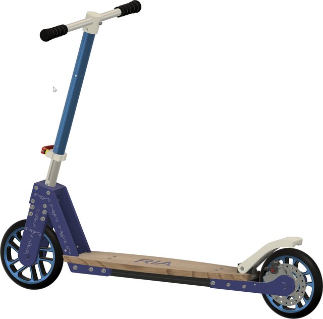 Trottinett mit Scheibenbremse